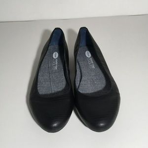 Dr.Scholl's Black Memory Foam Flats Shoes - (8)